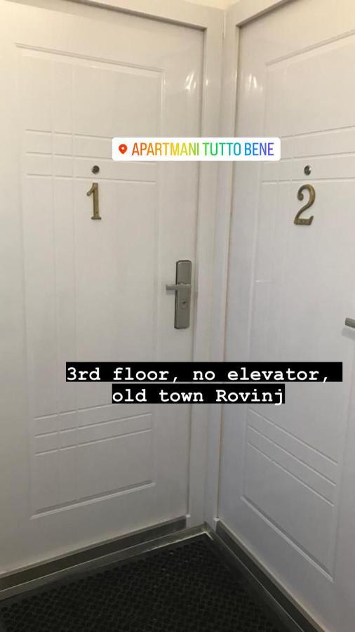 Apartman Tutto Bene Rovinj Kültér fotó